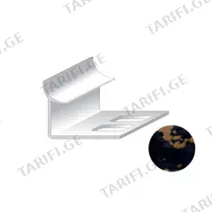 შიდა კუთხე ფილის Salag PVC 9/2500 მმ Marm ყვითელ-ცისფერი