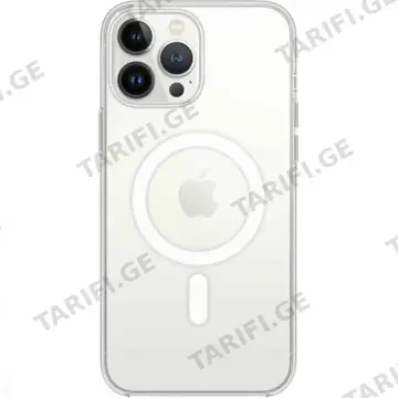 სილიკონის ქეისი Transparent Case with Magsafe iPhone 14 Pro Max