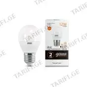 ნათურა Ball 12W 880lm 3000K Е27 LED 1/10/100 Gauss