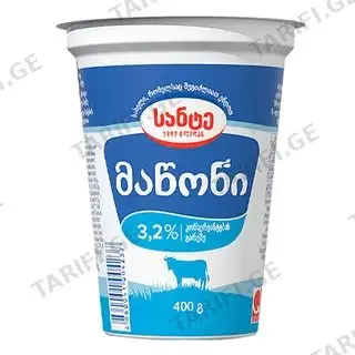 სანტე მაწონი 3.2% 400 გ.