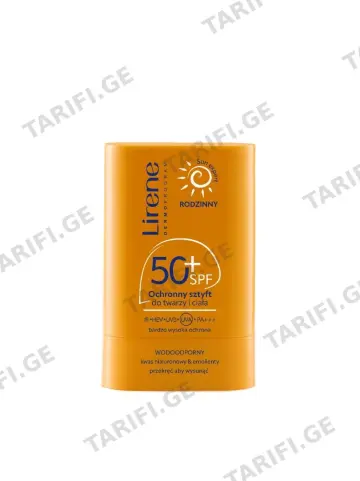 მზისგან დამცავი სახის სტიკი NEW SPF50+ 1251 ლირენე - Lirene