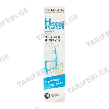 Hydro-balance - ჰიდრო-ბალანსი შუშხუნა 20 ტაბლეტი
