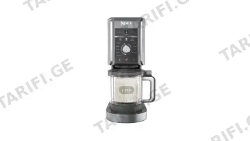 ნაყინის აპარატი Ninja NC502EU CREAMi Deluxe, 800W, 0.7, Ice Cream And Frozen Dessert Maker, Black/Silver