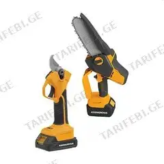 ნაკრები აკუმულატორის ხელსაწყოს Keengross KG-82454B 20V ხერხი +სეკატორი 2x4ah
