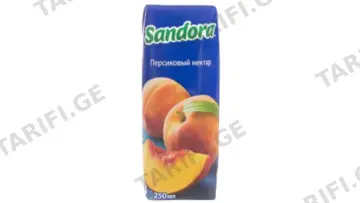 წვენი/ სანდორა ატამი / 0,25ლ