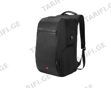 ზურგჩანთა Kingsons Big Capacity Business Backpack With USB Charger 15.6" Black - KS3140W