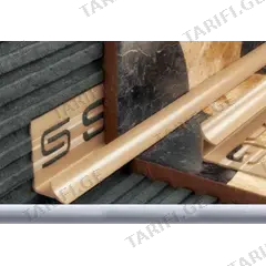 კუთხე შიდა SALAG 029147 PCV 9mm/2,50m "Mramor" ნაცრისფერი
