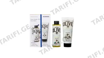 კორესი ნაკრები 0587 OLIVE შხაპ/გელი და ტანის კრემი 250მლ/200მლ *