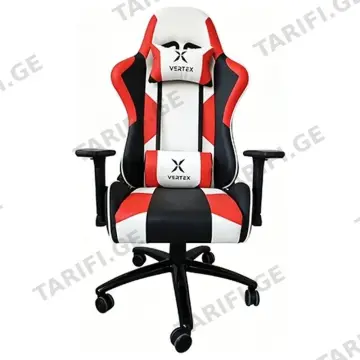 გეიმერული სავარძელი VERTEX NITRO წითელი/თეთრი