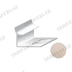 შიდა კუთხე ფილის Salag PVC 9/2500 მმ Marm. კრემისფერი