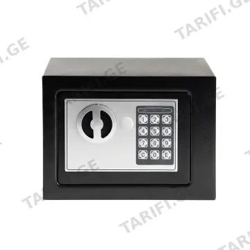 სეიფი რკინის BLACK 17x17x23 CM CTRIM