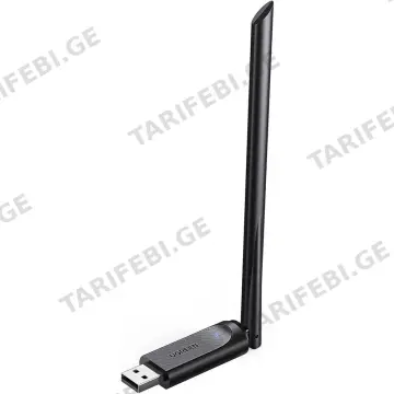 Wi-Fi ადაპტერი UGREEN CM496 (90339), Wifi Adapter, Black
