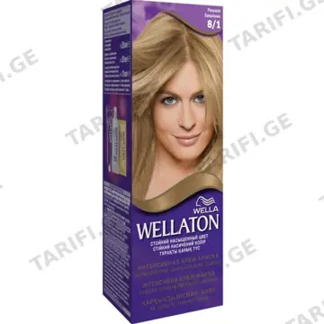 თმის საღებავი WELLATON 8/1 LELLBLOND