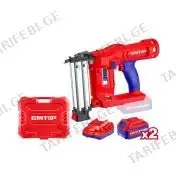 სტეპლერი Li-Ion 20ვ Emtop-ELBNLI2001