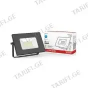 ლედ პროჟექტორი 20W IP65 6500K gauss შავი - 613100320P