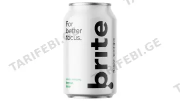 "Brite"-ენერგეტიკული სასმელი ლიმონი და ლაიმი 330მლ