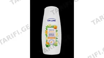 ონ ლაინ შხაპის გელი 7942 VANILLA HONEY 400მლ *