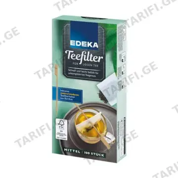 ჩაის ფილტრი პატარა / EDEKA / 100 ც