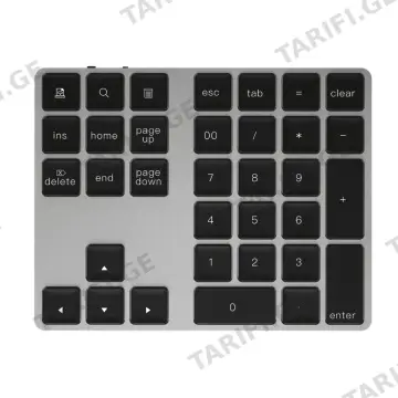 WiWU NKB-02 Wireless Numbric keypad 34 keys portable mini Financial accounting number keyboard extension for PC tablet