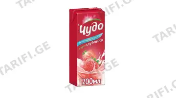 ჩუდო კოქტეილი მარწყვი 2% 200გრ