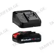 ელემენტი+დამტენი 18V 2.5AHM PXC EINHELL