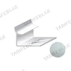შიდა კუთხე ფილის Salag PVC 9/2500 მმ Marm. თეთრი კლდე