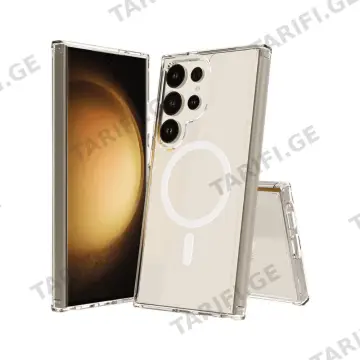 სილიკონის ქეისი Transparent Case with Magsafe Samsung Galaxy S25 Ultra