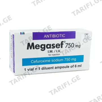 მეგასეფი - Megasef 750მგ 1 ფლაკონი