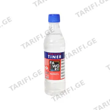 0.5ლ სინთეთიკური გამხსნელი FAWORI SYN.TINNER