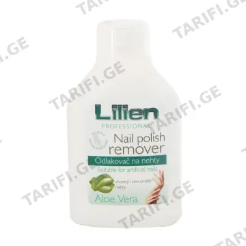 ლაქის მოსაშორებელი Aloe Vera 110მლ. 4307 ლილიენი - Lilien