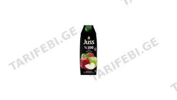 JUSS ვაშლის წვენი 100%-1ლ