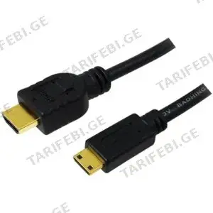 Logilink CH0022 4K/30hz HDMI to Mini HDMI 1.5m Black