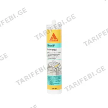 სილიკონი უნივერესალური უფერო Sikasil® – Universal sefaf 280 ML