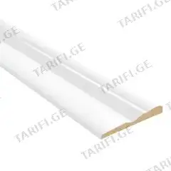 თამასა ფიგურული თეთრი Dveriru 8x70x2200mm