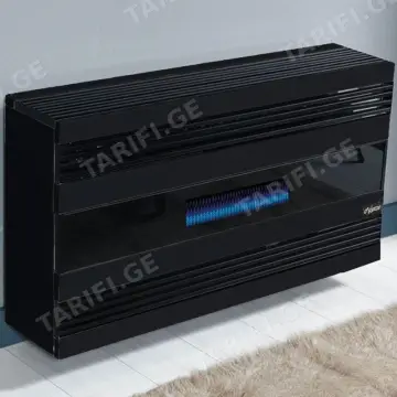 50-70 მ² გაზის გამათბობელი FUJIYAMA FHS 5 000 MC ბუხრის ეფექტით შავი