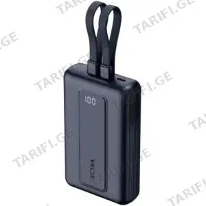 Ectra Dual Power Bank 20000mah Black